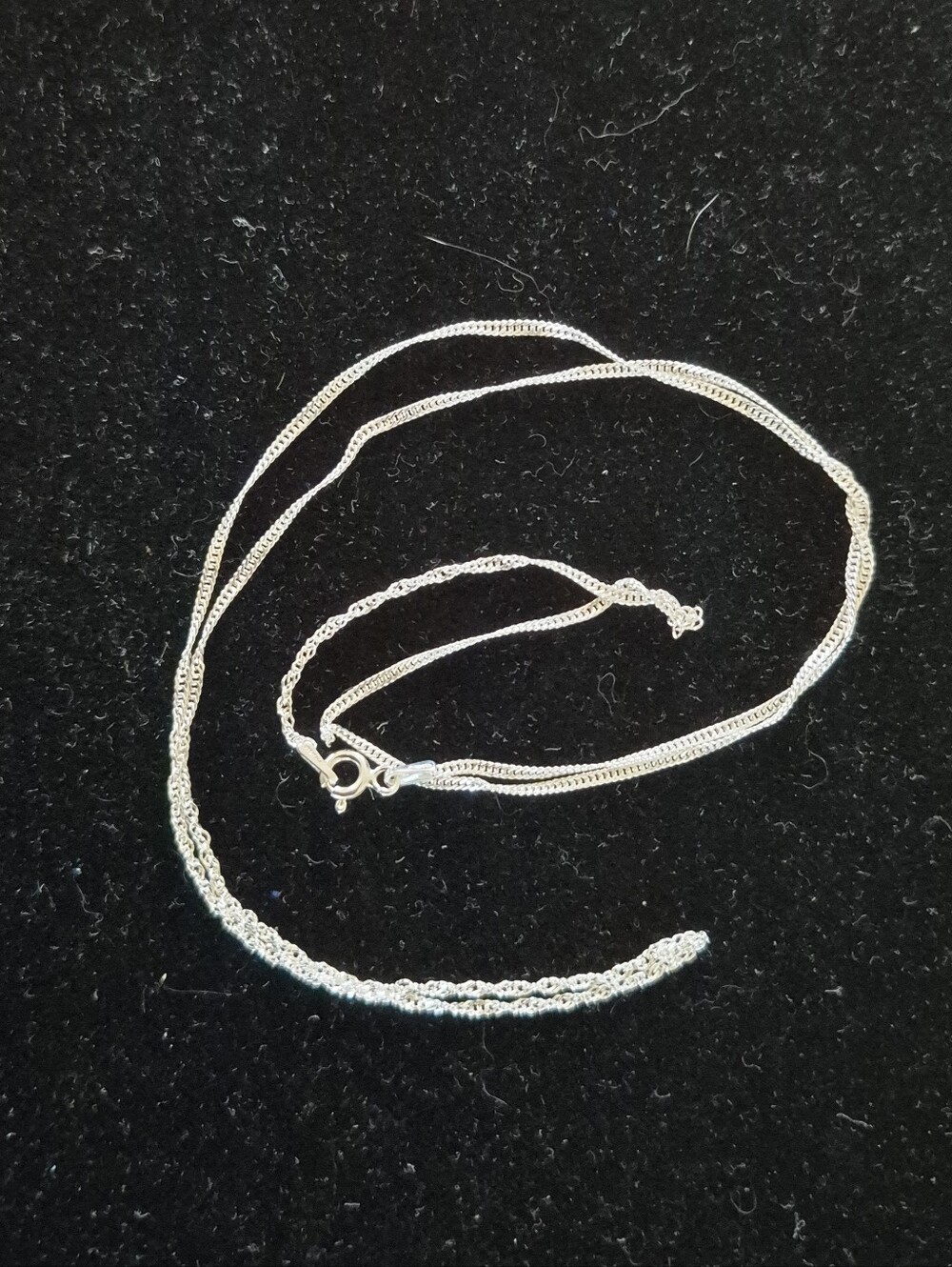 .925 Sterling Silver 24-inch Necklace, Jewelry Brand new